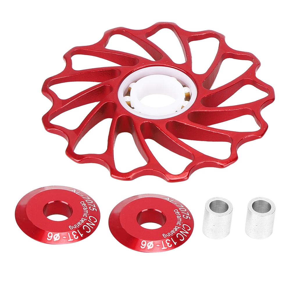 Ceramic Bearing 13T Rear Derailleur Pulley Guide Roller Accessory for Mountain Bicycle Road Bikered
Ceramic Bearing 13T Rear Derailleur Pulley Guide Roller Accessory for Mountain Bicycle Road Bikered