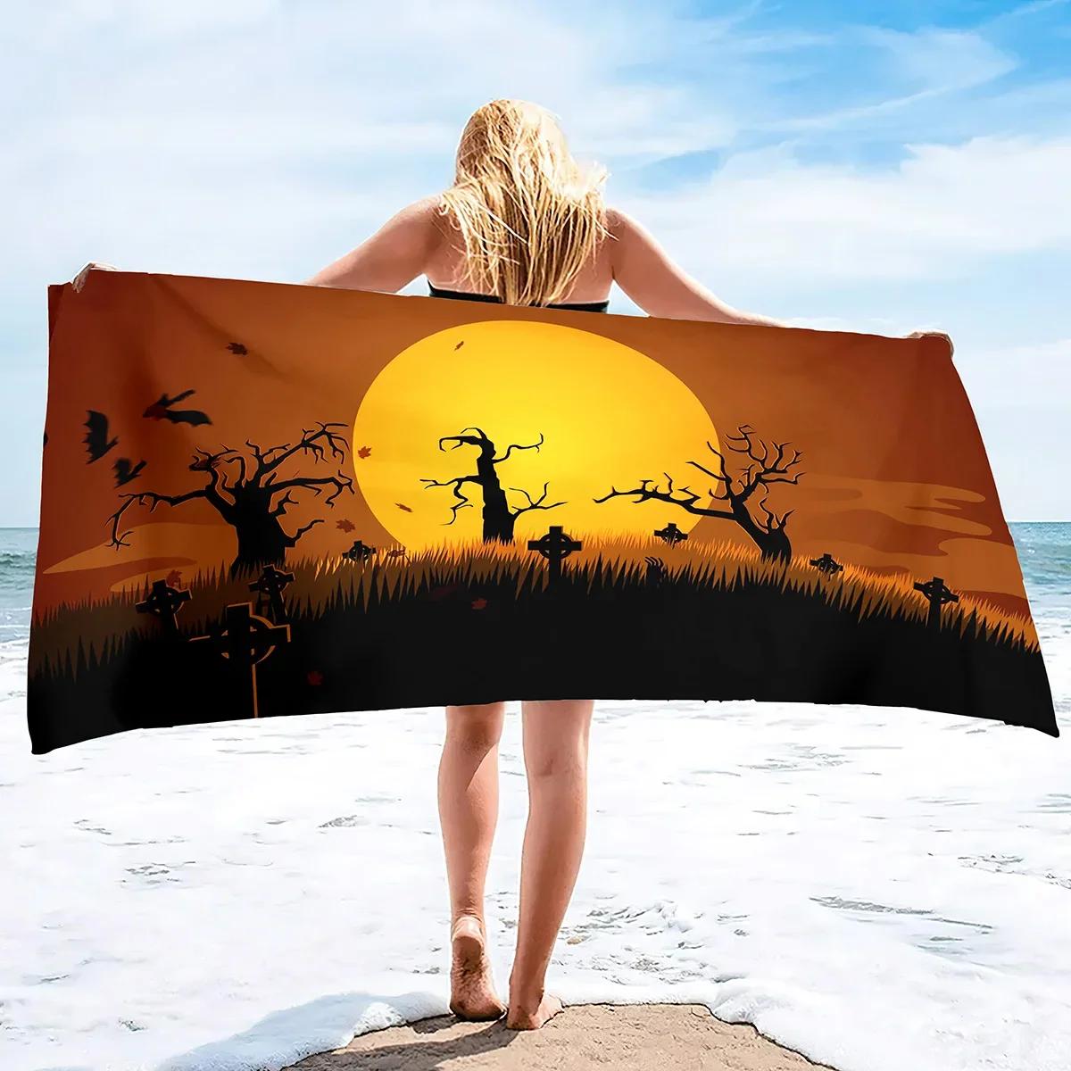 Adults Oversized Sand Free Beach Towel Halloween Quick Dry Beach Towel Mens Microfiber Lightweight Sandless Travel Beach Towel W40*H60(CM)
Adults Oversized Sand Free Beach Towel Halloween Quick Dry Beach Towel Mens Microfiber Lightweight Sandless Travel Beach Towel W40*H60(CM)