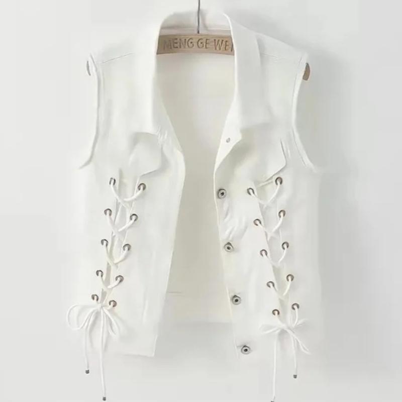 Fashion Denim Vest Female Spring Autumn Sleeveless Wild Tops Short Jacket Women Jean Waistcoat White Black 5XL
Fashion Denim Vest Female Spring Autumn Sleeveless Wild Tops Short Jacket Women Jean Waistcoat White Black 5XL