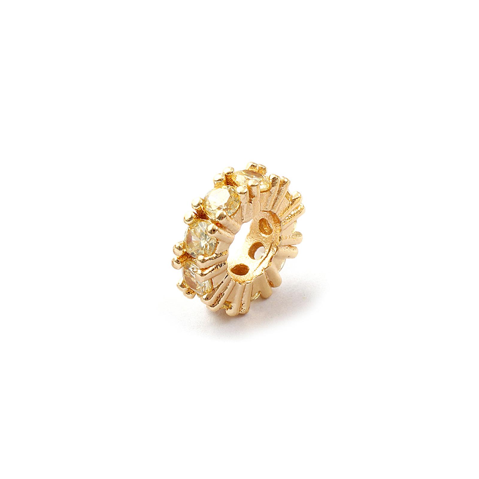 1 Piece Brass Birthstone Spacer Beads For DIY Bracelet Jewelry Making Findings 14K Gold Plated Round Cubic Zirconia 10mm Dia.
1 Piece Brass Birthstone Spacer Beads For DIY Bracelet Jewelry Making Findings 14K Gold Plated Round Cubic Zirconia 10mm Dia.