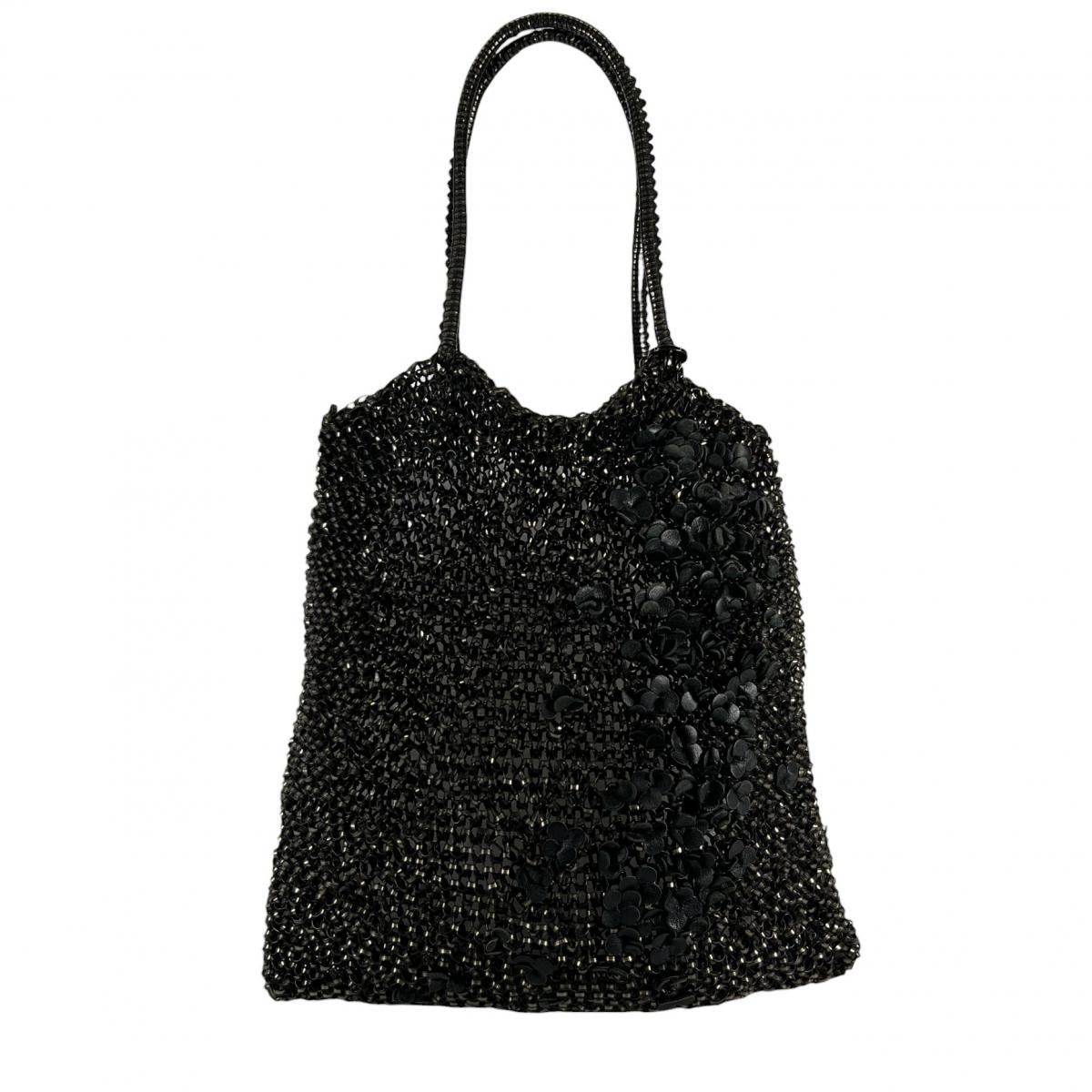 ANTEPRIMA Glitter Flower motif Handbag wire black Women Used
ANTEPRIMA Glitter Flower motif Handbag wire black Women Used