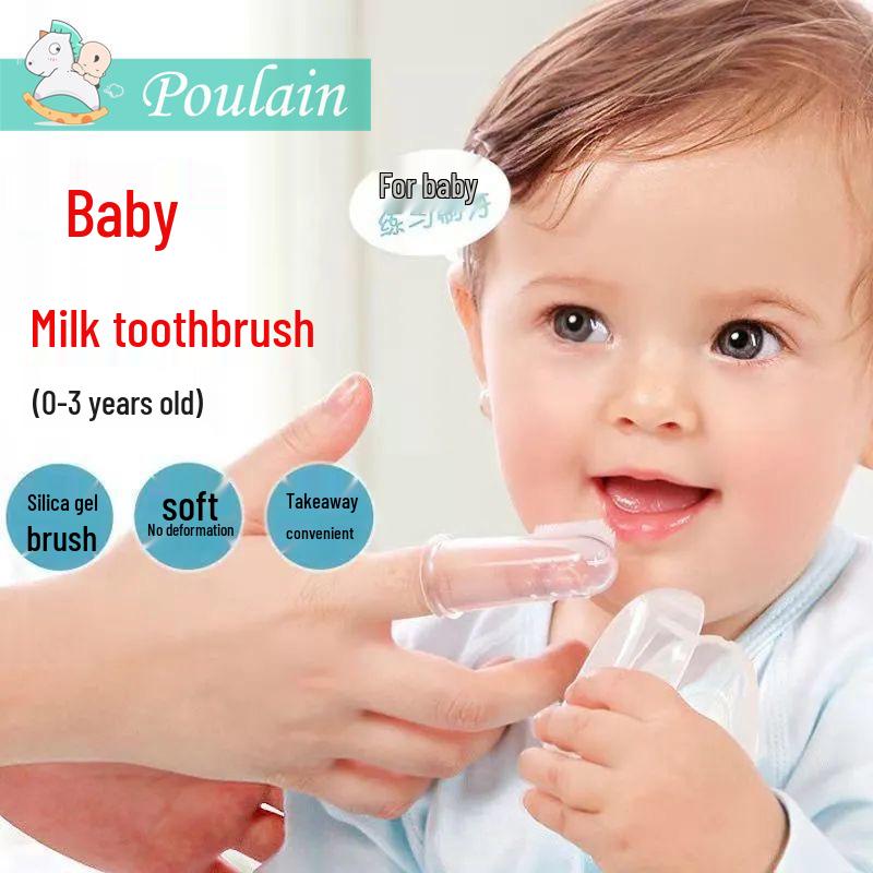 Детская силиконовая зубная щетка-напальчник - Мягкая щетина для чистки десен и языка
Детская силиконовая зубная щетка-напальчник - Мягкая щетина для чистки десен и языка