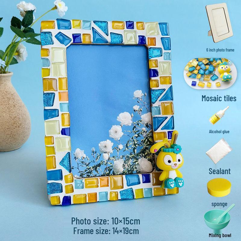 Набор для мозаичной фоторамки своими руками для детей - от 5 до 8 дюймов
Набор для мозаичной фоторамки своими руками для детей - от 5 до 8 дюймов