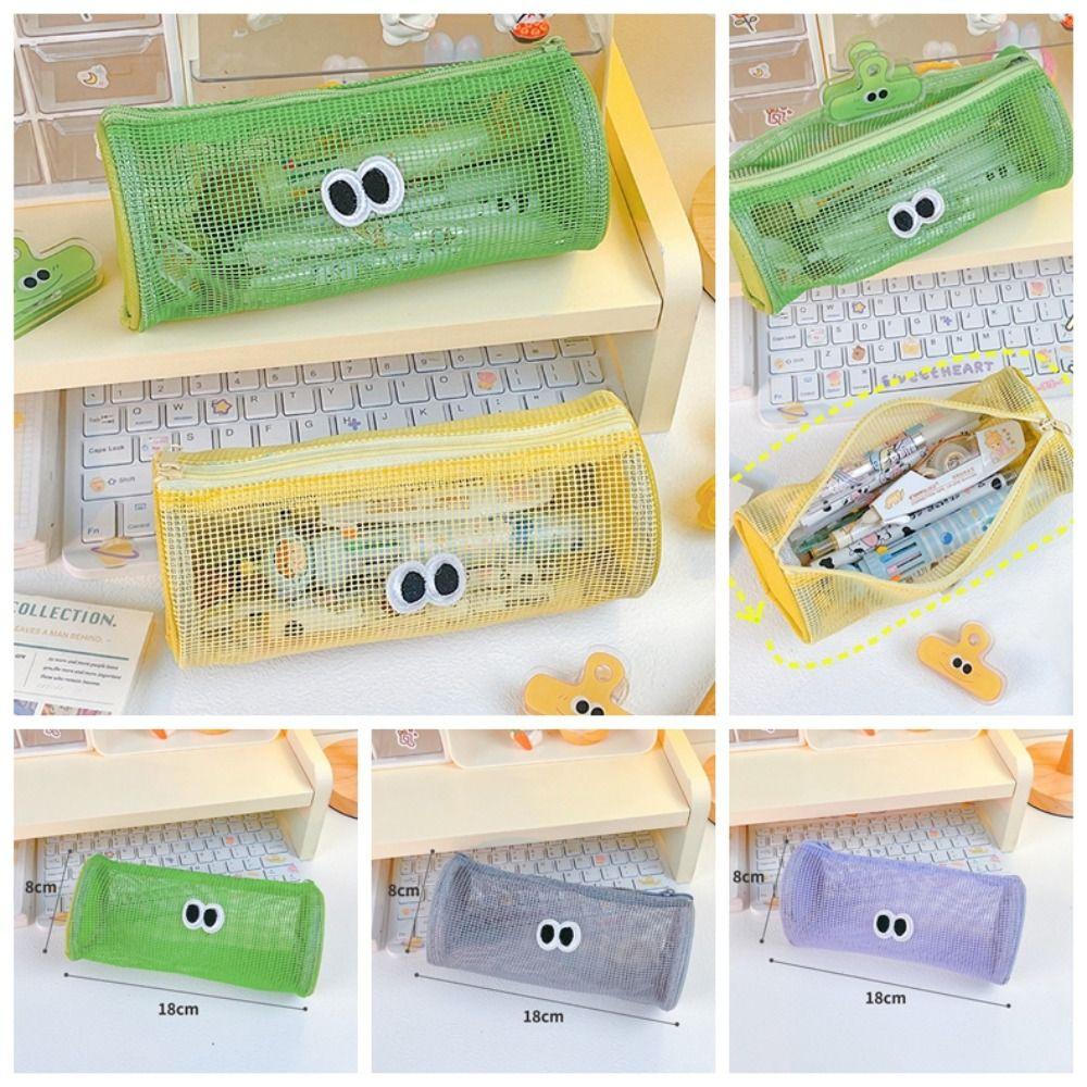 Multifunctional Big Eyes Pencil Bag Desktop Organizer Mesh Pencil Bag Korean Cosmetic Bag
Multifunctional Big Eyes Pencil Bag Desktop Organizer Mesh Pencil Bag Korean Cosmetic Bag