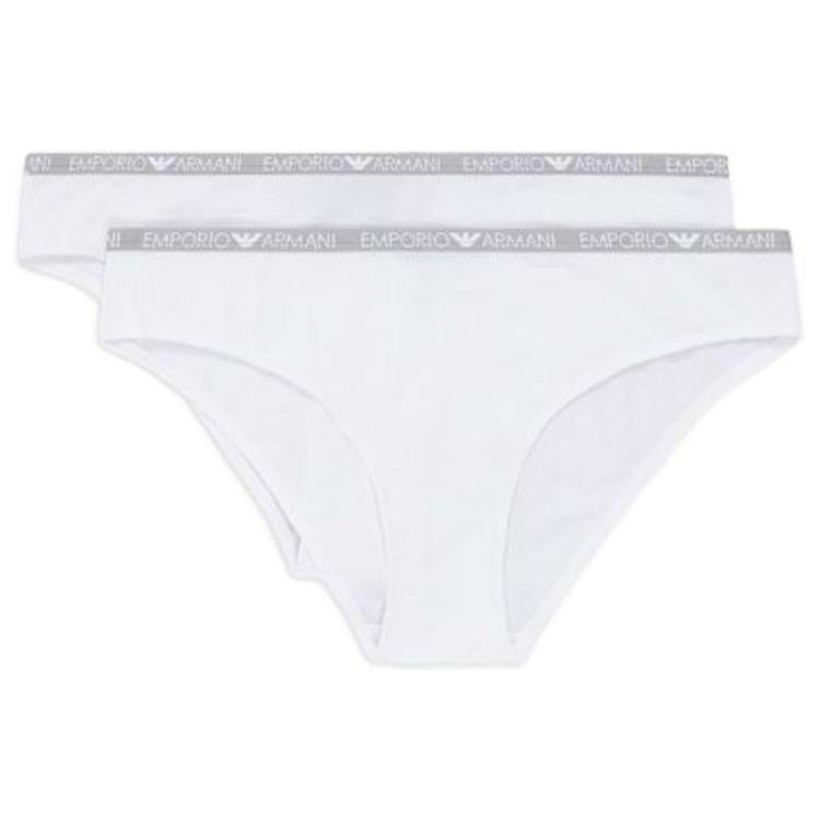 Emporio Armani Solid Logo Waistband Triangle Underwear 2-Pack Women underwear White 164408-CC318-104710 XS
Emporio Armani Solid Logo Waistband Triangle Underwear 2-Pack Women underwear White 164408-CC318-104710 XS