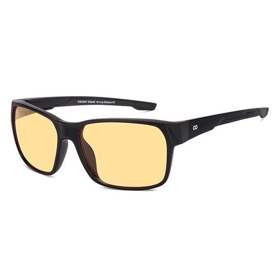 Vincent Chase By Lenskart | Black Yellow Full Rim Square | NIGHT DRIVING GLASSES | 100% UV Protected | For Men & Women | VC S14462
Vincent Chase By Lenskart | Black Yellow Full Rim Square | NIGHT DRIVING GLASSES | 100% UV Protected | For Men & Women | VC S14462
