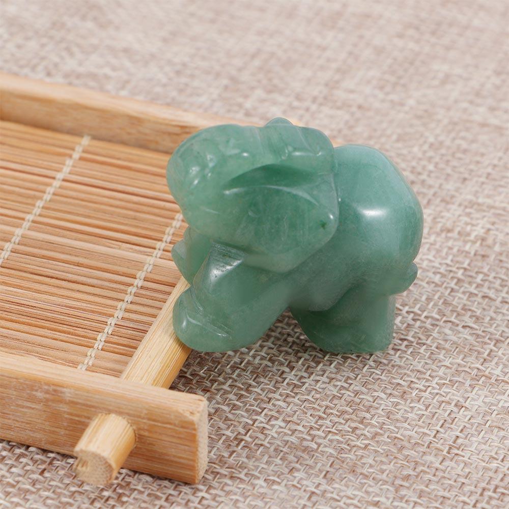 Lucky Figurine Green Desk Decor Aventurine Carved Elephant Elephant Statue Hand Carved Stone 1
Lucky Figurine Green Desk Decor Aventurine Carved Elephant Elephant Statue Hand Carved Stone 1