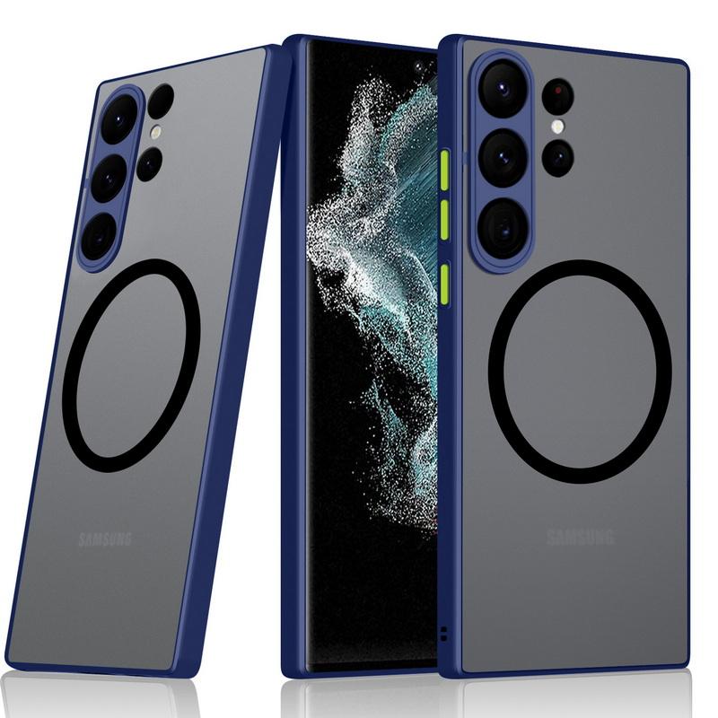 Для Samsung S23 Ultra S20 FE S22 S21 Ultra Plus Ударопрочная матовая крышка для магнитной беспроводной зарядки
Для Samsung S23 Ultra S20 FE S22 S21 Ultra Plus Ударопрочная матовая крышка для магнитной беспроводной зарядки