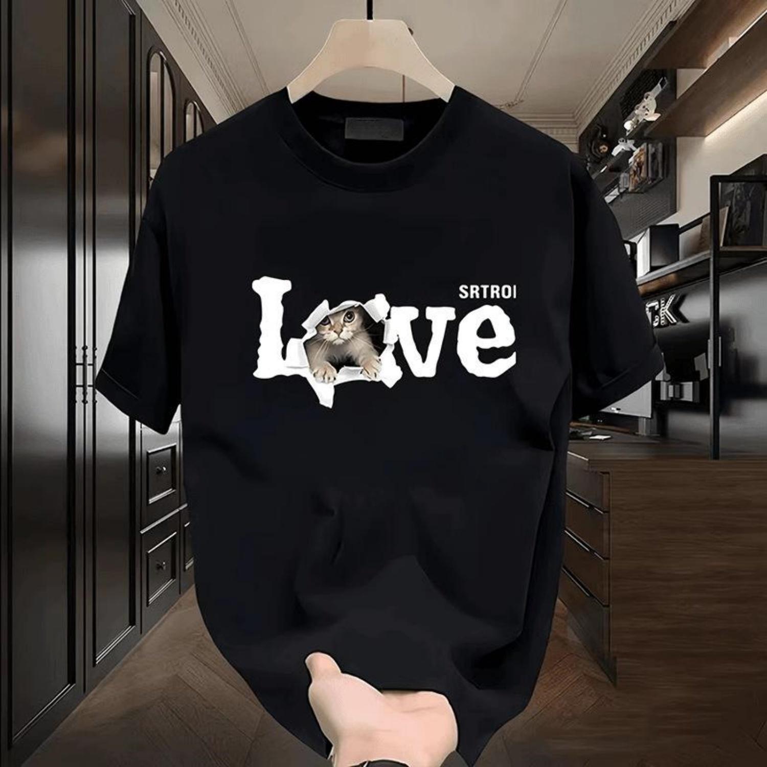 Жіноча футболка Cat Love Fashion з чистої бавовни, повсякденна, зручна, з круглим вирізом та коротким рукавом XXXXXL чорний
Жіноча футболка Cat Love Fashion з чистої бавовни, повсякденна, зручна, з круглим вирізом та коротким рукавом XXXXXL чорний