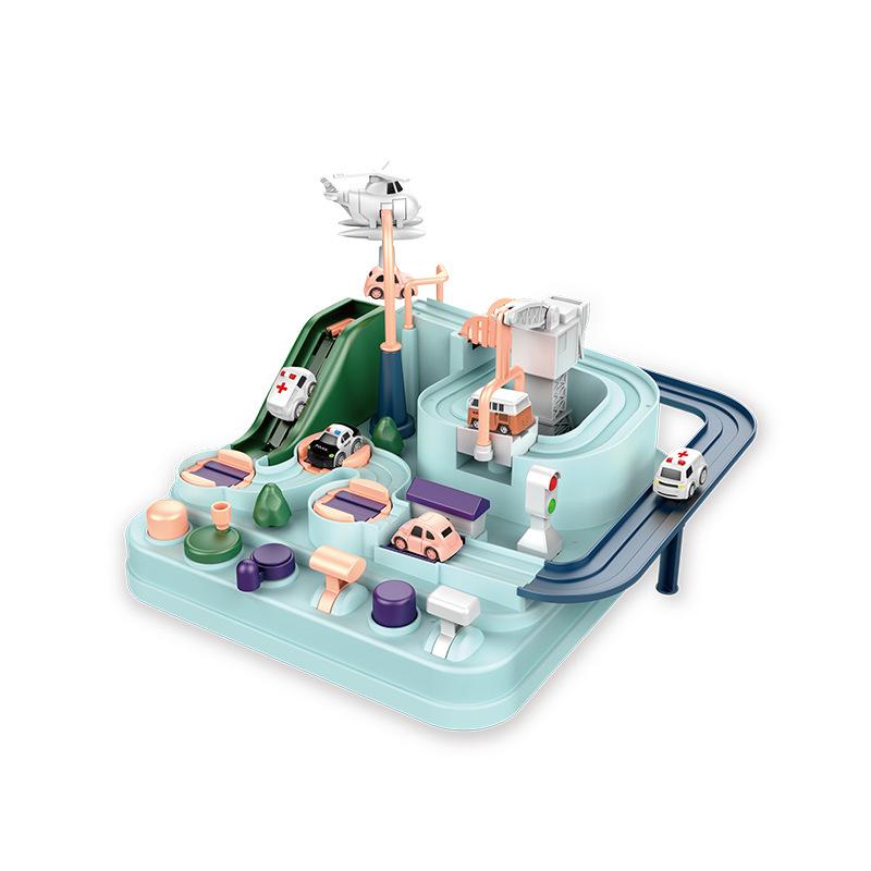 Детский развивающий набор игрушек: Трек приключений с моделями полицейских и пожарных машин
Детский развивающий набор игрушек: Трек приключений с моделями полицейских и пожарных машин