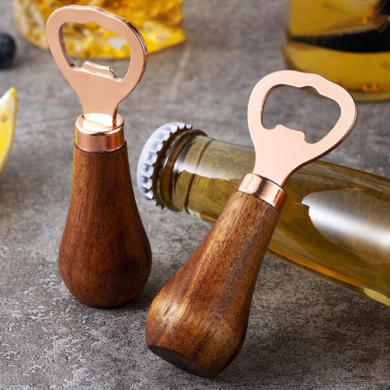 Acacia Wood Beer Bottle Opener Stainless Steel Beer Bottle Opener with Wooden Handle Creative Vertical Wine Driver Kitchen Tools
Acacia Wood Beer Bottle Opener Stainless Steel Beer Bottle Opener with Wooden Handle Creative Vertical Wine Driver Kitchen Tools