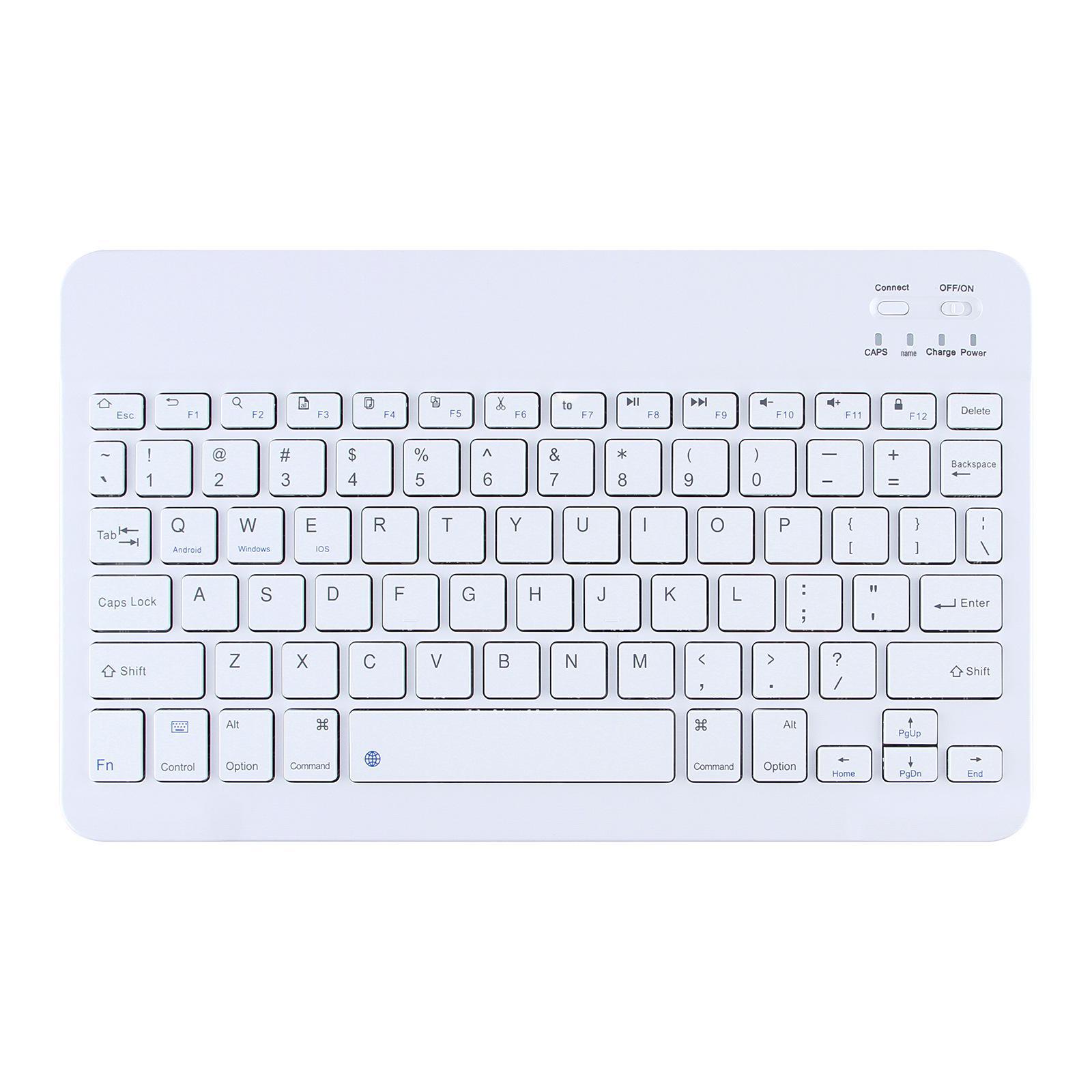 7-inch and 10-inch Bluetooth Keyboard for Android/iOS Mobile Phones and Tablets 7-inch 028 белый
7-inch and 10-inch Bluetooth Keyboard for Android/iOS Mobile Phones and Tablets 7-inch 028 белый
