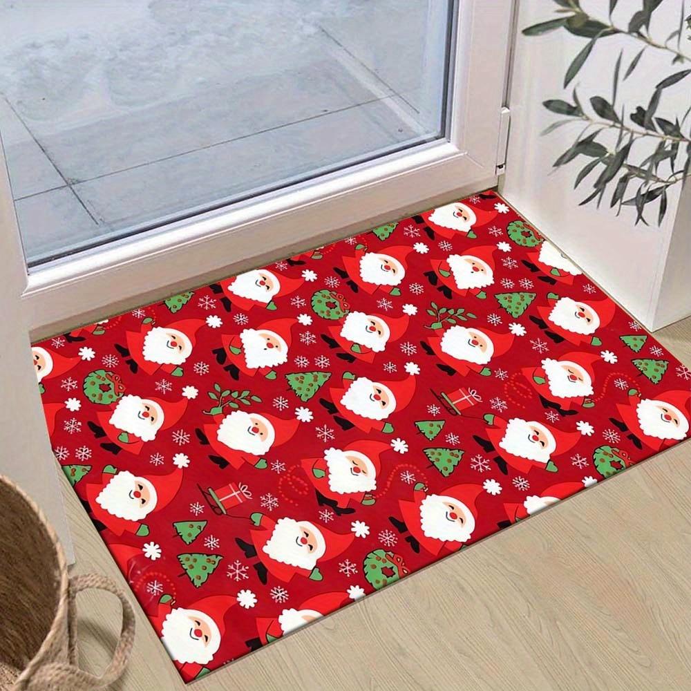 1pc Christmas Themed Rug, Many Cute Santa Claus Print, Bedside Carpet, Non slip Laundry Room Mat, Machine Washable Water Absorbing Entrance 60cm by 90cm
1pc Christmas Themed Rug, Many Cute Santa Claus Print, Bedside Carpet, Non slip Laundry Room Mat, Machine Washable Water Absorbing Entrance 60cm by 90cm