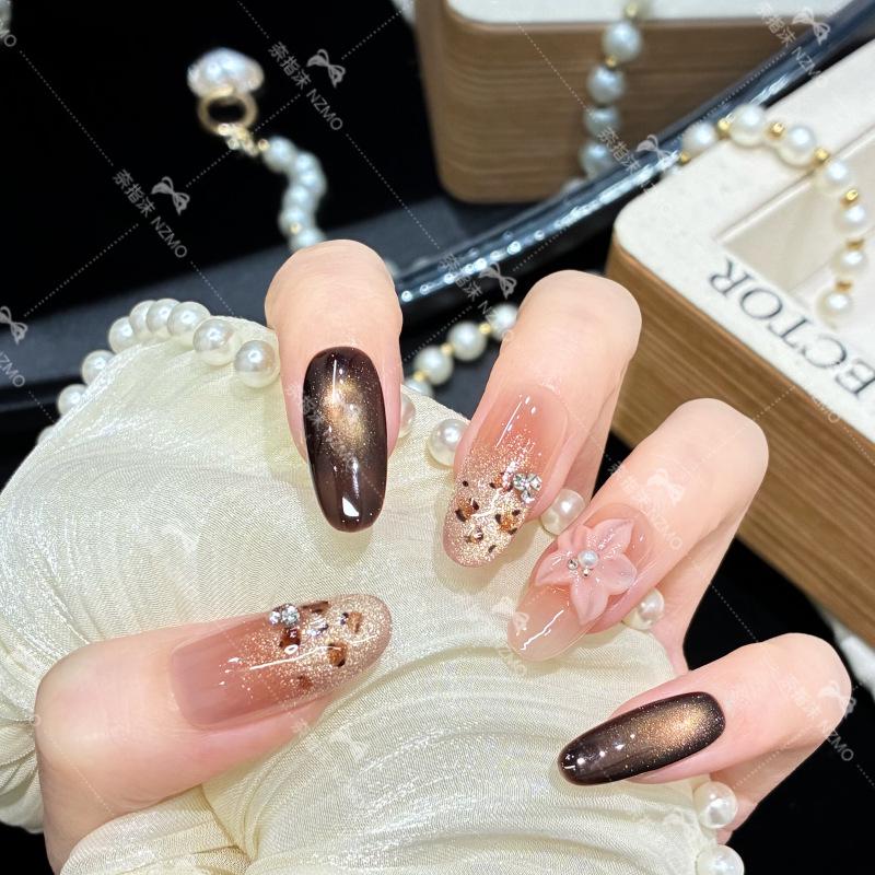 Y17 Autumn/Winter Leopard Print 3D Flower Cat Eye Whitening Nails XS【Very Small Hands】
Y17 Autumn/Winter Leopard Print 3D Flower Cat Eye Whitening Nails XS【Very Small Hands】