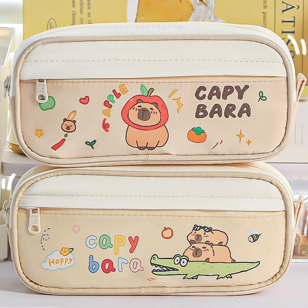 Large Capacity Capybara Stationery Bag Pencil Case Cartoon Pencil Bag Kids Children StyleB
Large Capacity Capybara Stationery Bag Pencil Case Cartoon Pencil Bag Kids Children StyleB
