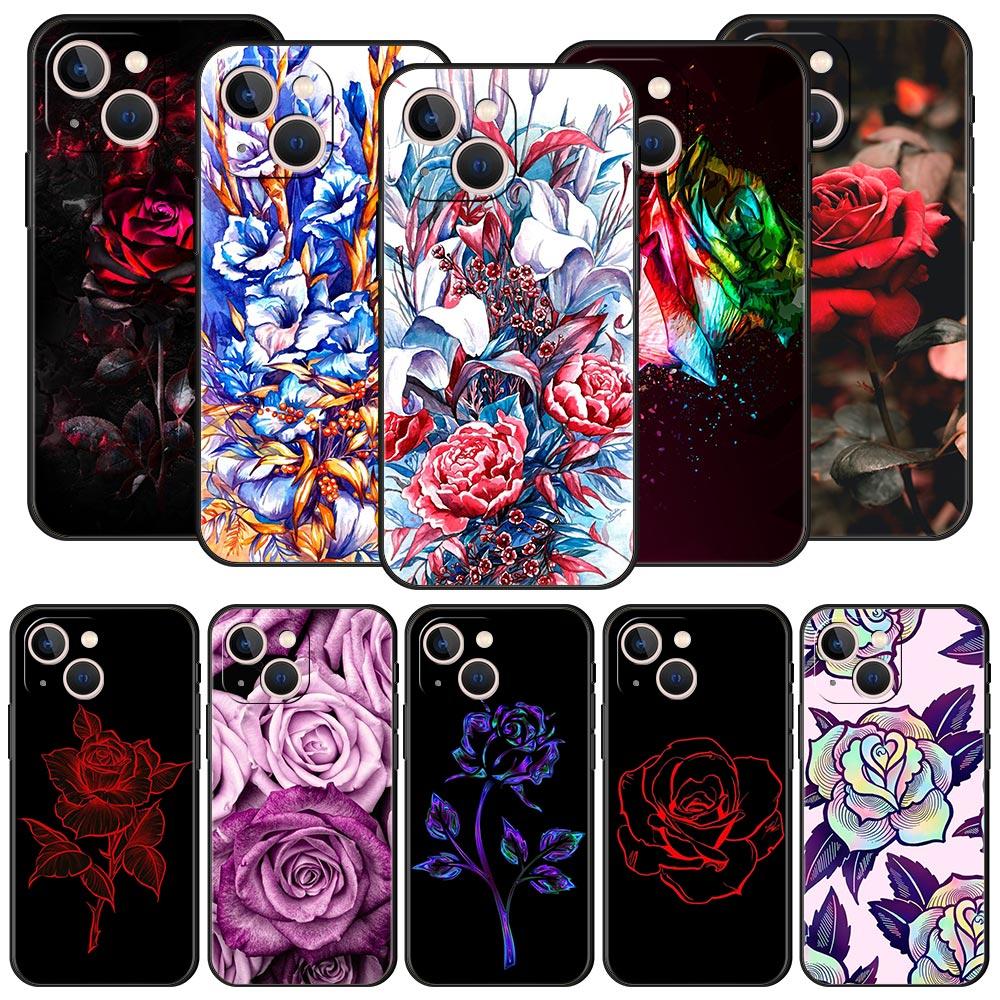 Luxury Phone Case For iPhone 11 12 13 15 14 Pro Max X XR XS 7 8 Plus SE 2020 Black Silicone Cover Funda Beautiful Rose Flower
Luxury Phone Case For iPhone 11 12 13 15 14 Pro Max X XR XS 7 8 Plus SE 2020 Black Silicone Cover Funda Beautiful Rose Flower
