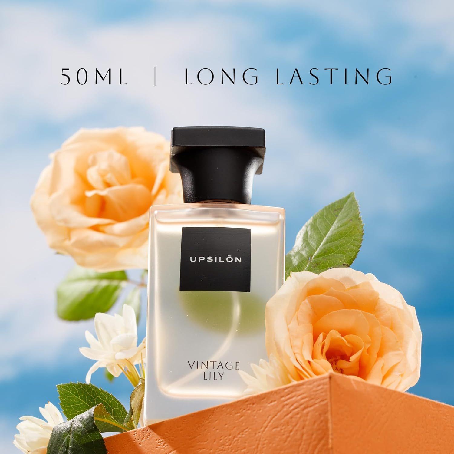 UPSILON Vintage Lily Luxury Perfume для женщин 50 мл | Женские духи-спрей | Удобны для путешествий | 100ML
UPSILON Vintage Lily Luxury Perfume для женщин 50 мл | Женские духи-спрей | Удобны для путешествий | 100ML