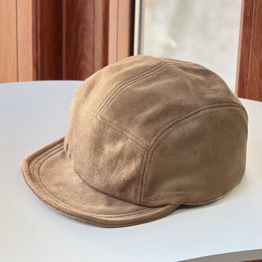 Retro Short Brim Baseball Cap Solid Color Flat Edge Duckbill Cap Five-Piece Adjustable Suede Hat Unisex хакі
Retro Short Brim Baseball Cap Solid Color Flat Edge Duckbill Cap Five-Piece Adjustable Suede Hat Unisex хакі