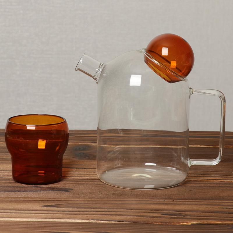 Glass Jug Teapot Colorful Originality Glass Water Carafe Kettle Pitcher Drinkware Kitchen Dining Bar Home Garden
Glass Jug Teapot Colorful Originality Glass Water Carafe Kettle Pitcher Drinkware Kitchen Dining Bar Home Garden
