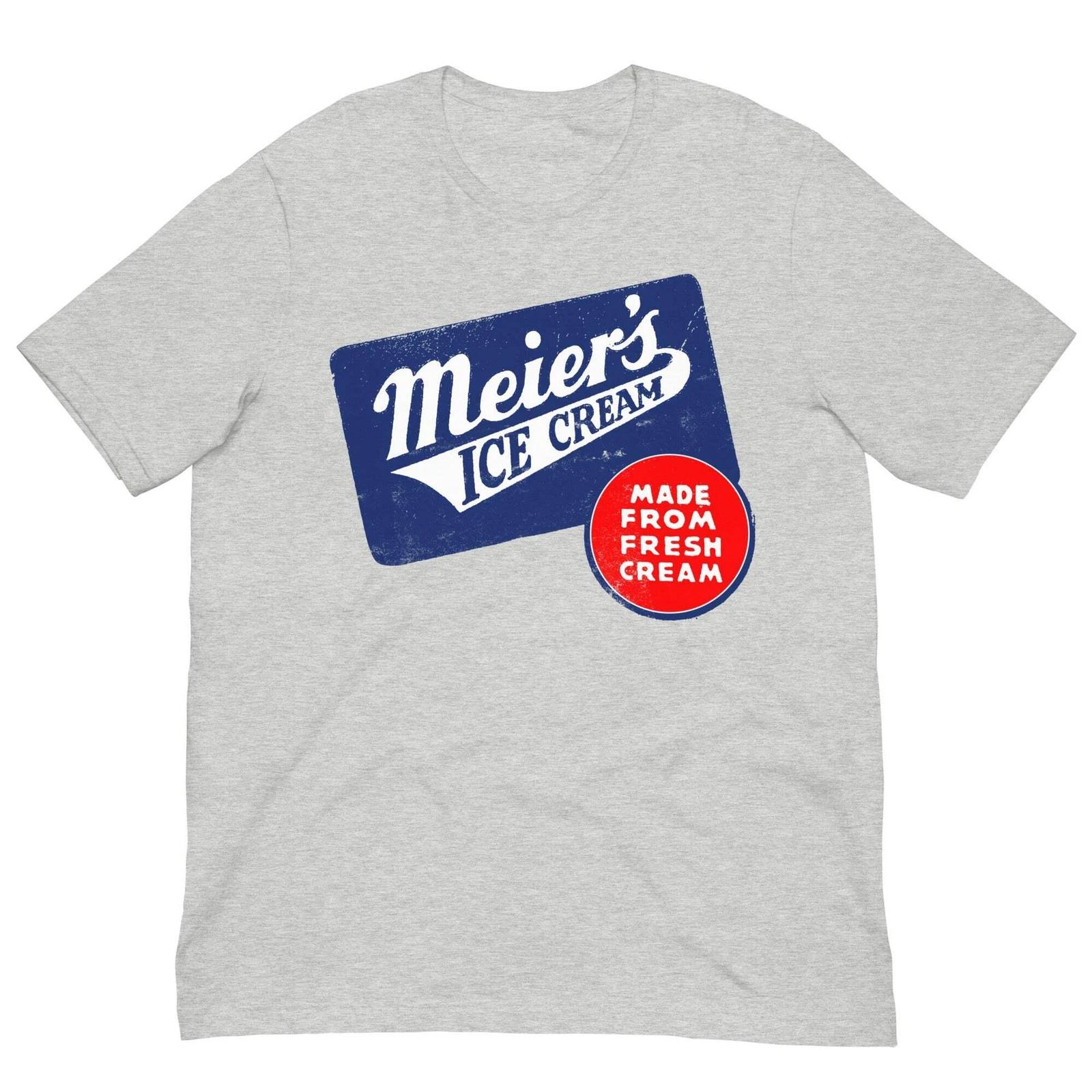 Vintage Retro Ice Cream T Shirt Meier s Brand Graphic Tee For Men Women M
Vintage Retro Ice Cream T Shirt Meier s Brand Graphic Tee For Men Women M