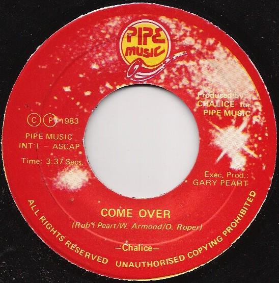 7inch Record CHALICE Come Over NONE Pipe Music 1983 Jamaica Reggae Ska Dub Used
7inch Record CHALICE Come Over NONE Pipe Music 1983 Jamaica Reggae Ska Dub Used