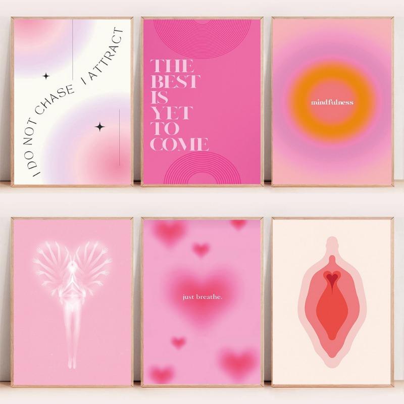 Dopamine Dreamlike Pink Fluorescent Cartoon Pattern Adorns Hearts Poster Canvas Painting Wall Art Pictures Home Decor 21cm×30cm NoFrame
Dopamine Dreamlike Pink Fluorescent Cartoon Pattern Adorns Hearts Poster Canvas Painting Wall Art Pictures Home Decor 21cm×30cm NoFrame