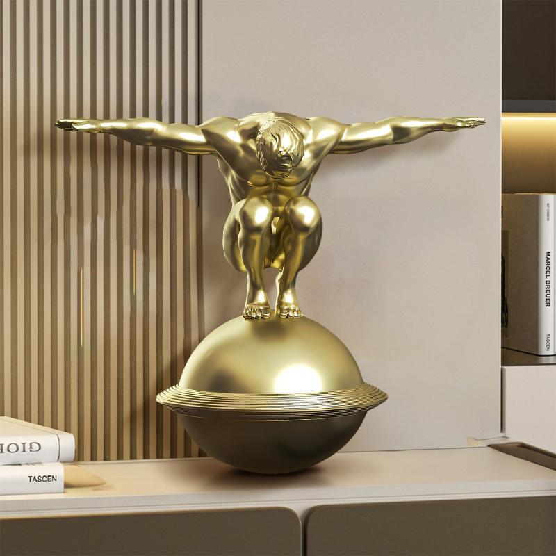 Abstract Figurines Creative Art Decoration Sculptures Living Room Original Ornaments Funny Miniatures Figurine Luxury Room Decor 16x8.5x14CM золотий
Abstract Figurines Creative Art Decoration Sculptures Living Room Original Ornaments Funny Miniatures Figurine Luxury Room Decor 16x8.5x14CM золотий