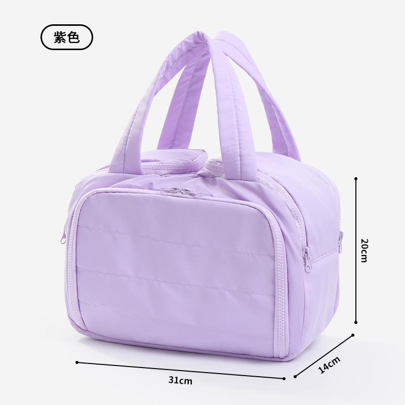 Portable Lightweight Cosmetic Makeup Bag Women s Travel Miscellaneous Storage Bag Handheld Organizer Cosmetic Pouch Wash Bag фіолетовий
Portable Lightweight Cosmetic Makeup Bag Women s Travel Miscellaneous Storage Bag Handheld Organizer Cosmetic Pouch Wash Bag фіолетовий
