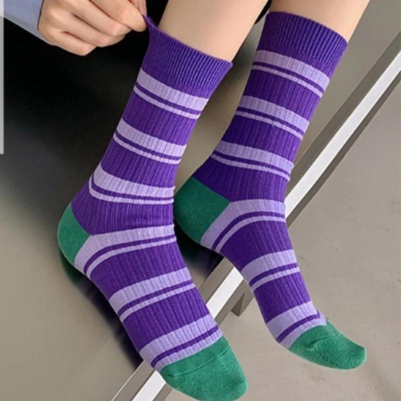 1/3 pairs of women s mid length autumn winter new striped trendy socks simple comfortable casual versatile odor resistant socks One Size
1/3 pairs of women s mid length autumn winter new striped trendy socks simple comfortable casual versatile odor resistant socks One Size