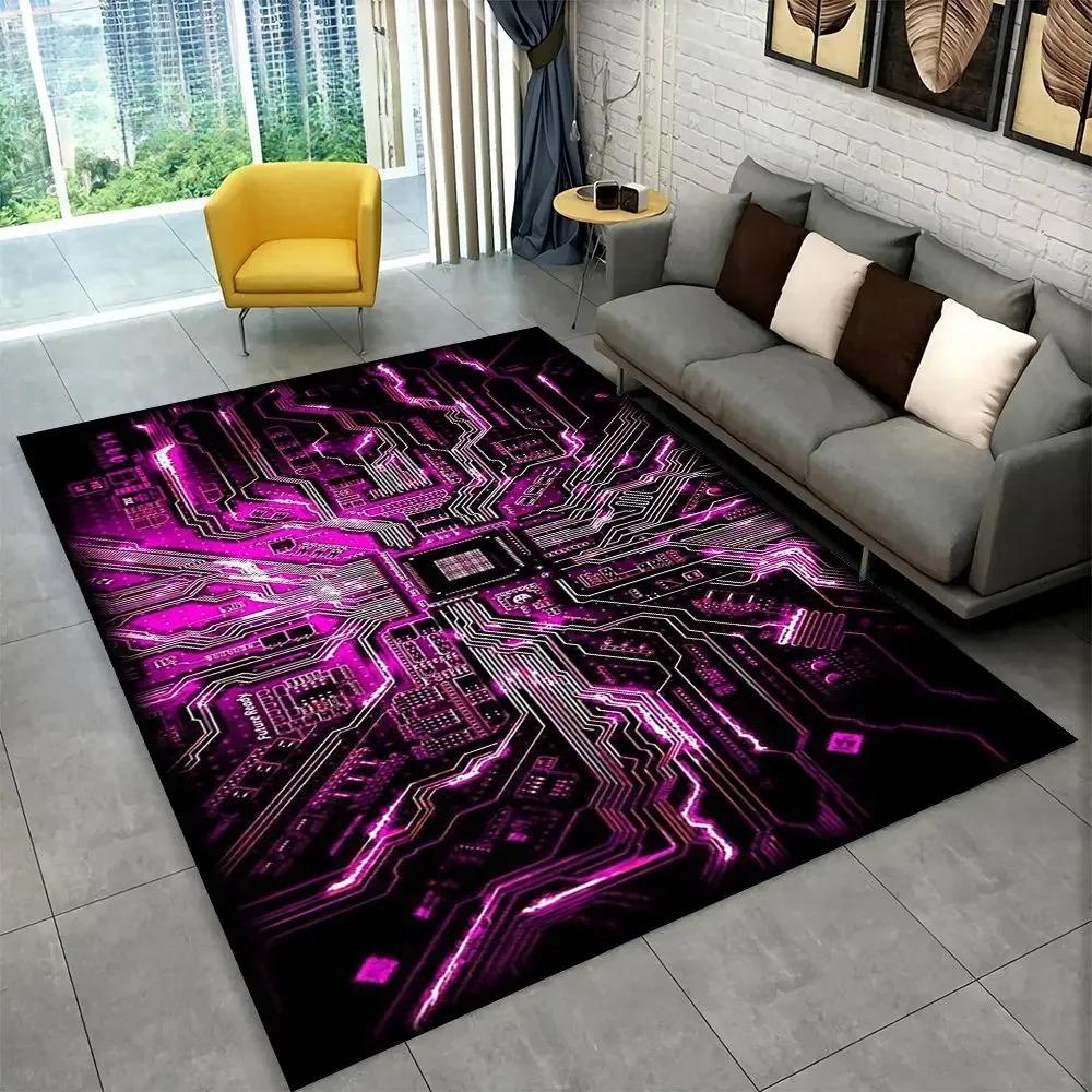 3D Cyan Green Circuit Board Gaming Carpet Non Slip Soft Easy Clean Ideal for Gamer Den Vacation Rental Perfect for Game Lovers 40x60cm
3D Cyan Green Circuit Board Gaming Carpet Non Slip Soft Easy Clean Ideal for Gamer Den Vacation Rental Perfect for Game Lovers 40x60cm