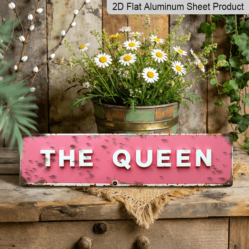 15.7×3.94inch Metal Sign, Vintage THE QUEEN Aluminum decorative sign - Rustic Wall Art for Home Decor, Bedroom, or Gift Wall Art Aluminum Painting 40cm x 10cm
15.7×3.94inch Metal Sign, Vintage THE QUEEN Aluminum decorative sign - Rustic Wall Art for Home Decor, Bedroom, or Gift Wall Art Aluminum Painting 40cm x 10cm