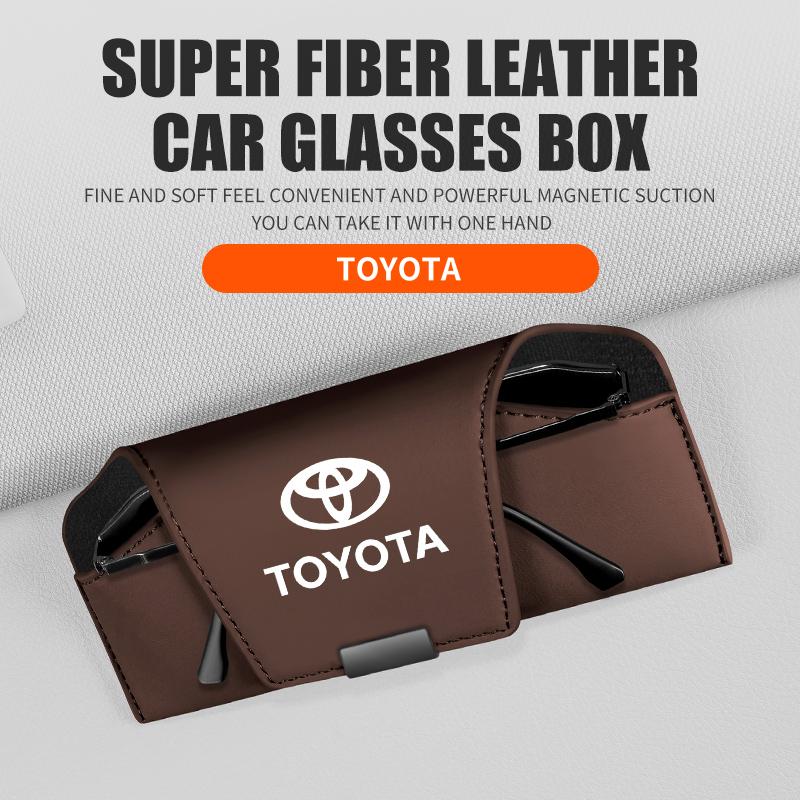 NEW Car Visor Glasses Case for Toyota Corolla Yaris Prius CHR SUV Aygo Camry Auris Avens Sunglasses Storage Box
NEW Car Visor Glasses Case for Toyota Corolla Yaris Prius CHR SUV Aygo Camry Auris Avens Sunglasses Storage Box