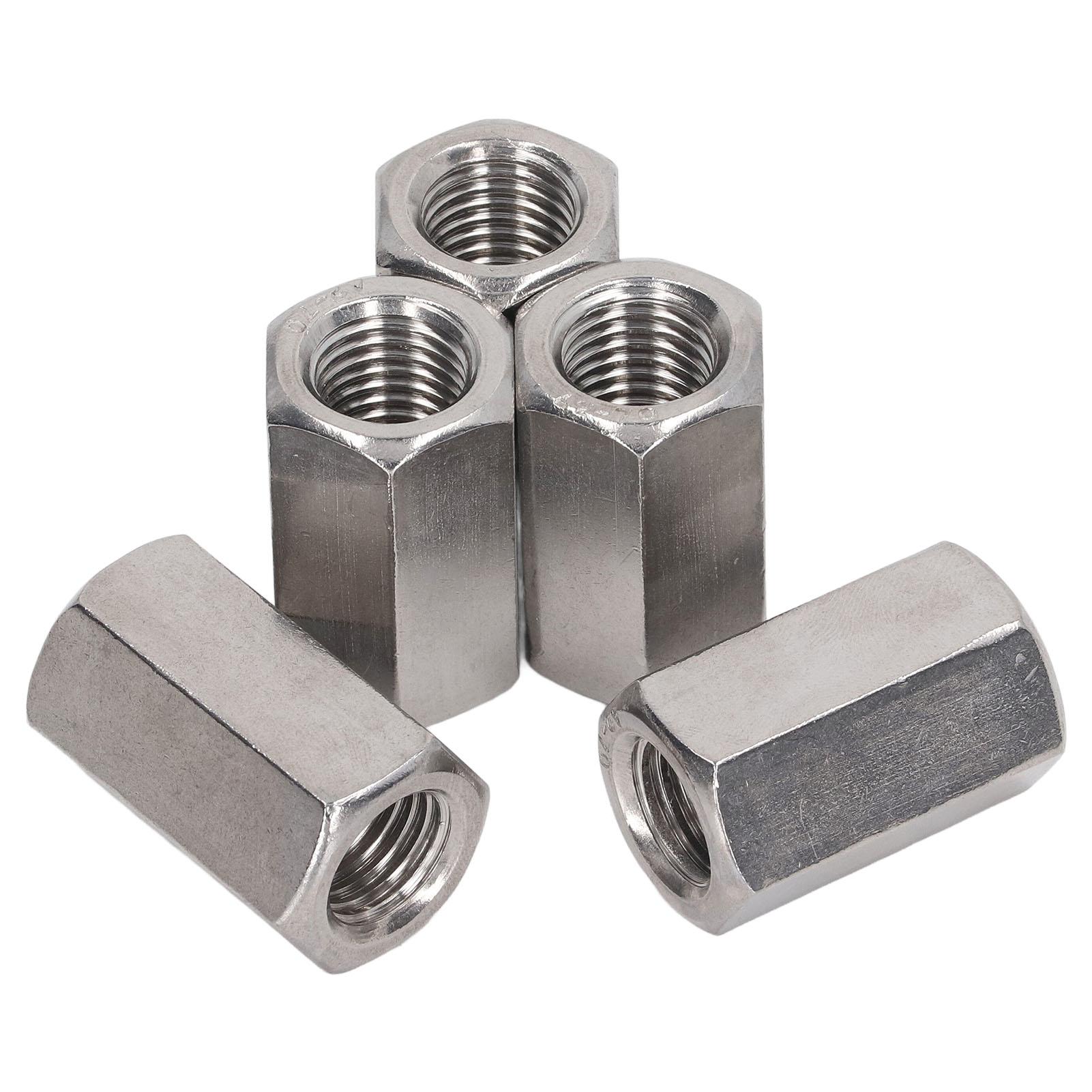 5Pcs Hex Coupling Nut Set Connector 304 Stainless Steel Industrial Fastener M16x2 24 L40mm
5Pcs Hex Coupling Nut Set Connector 304 Stainless Steel Industrial Fastener M16x2 24 L40mm