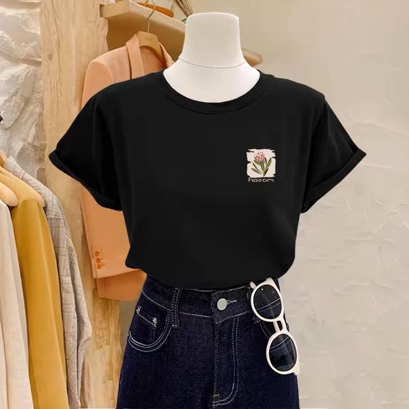 pure cotton white short-sleeved t-shirt women s 2025 summer new half-sleeved top loose foreign style early spring bottoming shirt XXXXL
pure cotton white short-sleeved t-shirt women s 2025 summer new half-sleeved top loose foreign style early spring bottoming shirt XXXXL