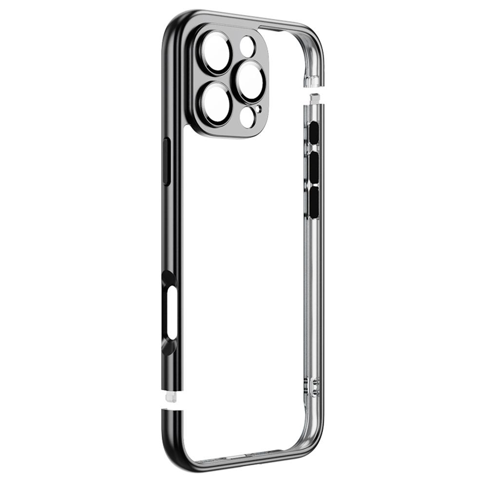 For iPhone 16 Pro Bumper Case Electroplating Hard PC Protective Cover with Camera Lens Film Black
For iPhone 16 Pro Bumper Case Electroplating Hard PC Protective Cover with Camera Lens Film Black