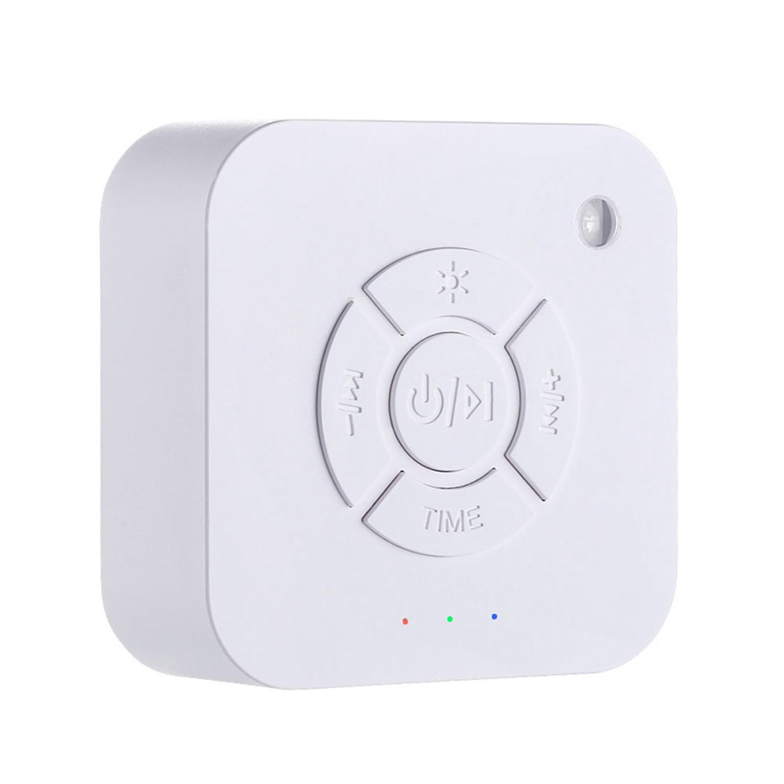 Rechargeable White Noise Machine 800mAh with 9 Soothing Sounds Auto off Timer for Baby Kids Sleep Home Office Travel Use білий
Rechargeable White Noise Machine 800mAh with 9 Soothing Sounds Auto off Timer for Baby Kids Sleep Home Office Travel Use білий