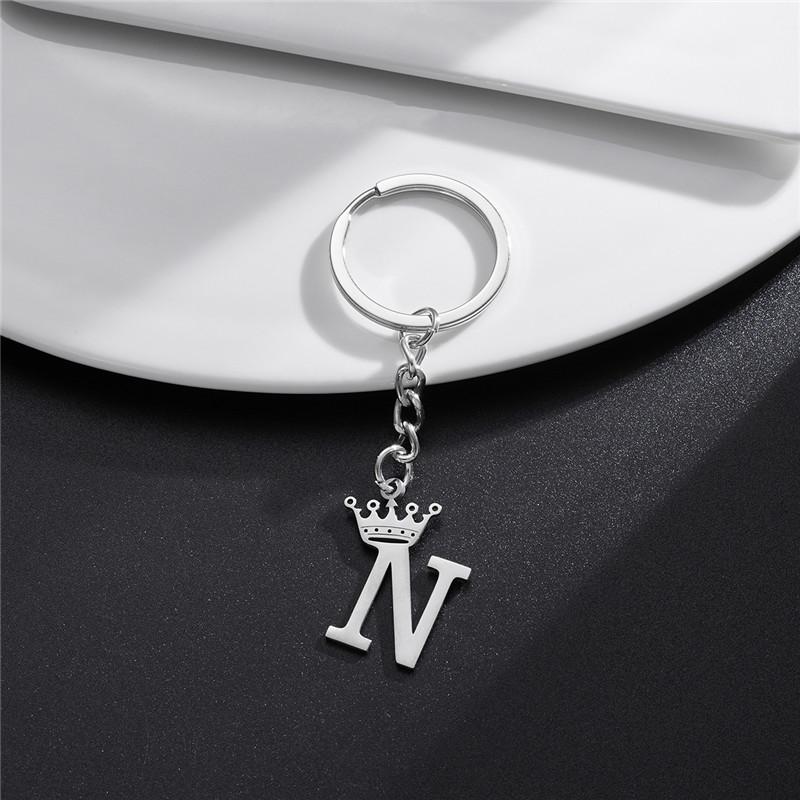 Unique DIY Crown Stainless Steel A-Z Letters Pendant Keychains for Men Women 26 Alphabet Car Key Ring Jewelry Keyrings Gift
Unique DIY Crown Stainless Steel A-Z Letters Pendant Keychains for Men Women 26 Alphabet Car Key Ring Jewelry Keyrings Gift
