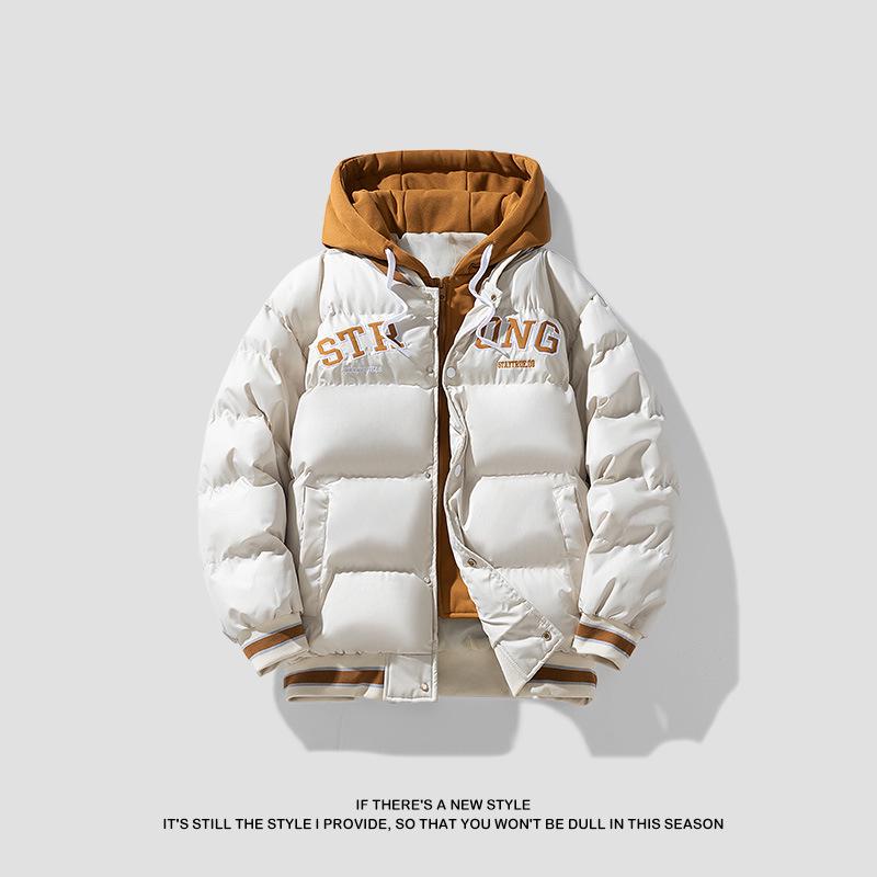 Hong Kong Style Men s Hooded Cotton Jacket - Autumn/Winter Trendy, Thickened, Loose Fit, Printed Coat. 3XL
Hong Kong Style Men s Hooded Cotton Jacket - Autumn/Winter Trendy, Thickened, Loose Fit, Printed Coat. 3XL