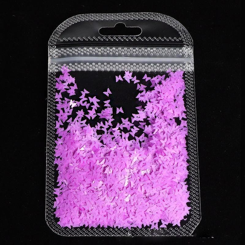 10-кольорові флуоресцентні метелики з блискітками для нігтів - фантазійні лазерні аксесуари своїми руками 07 Light Purple. 2g/bag світло-фіолетового кольору
10-кольорові флуоресцентні метелики з блискітками для нігтів - фантазійні лазерні аксесуари своїми руками 07 Light Purple. 2g/bag світло-фіолетового кольору