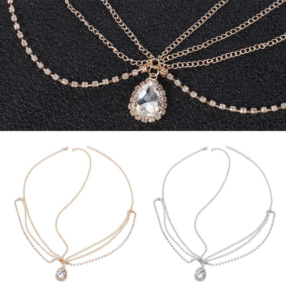 Bride Hair Jewelry Gold Color Head Chain Crystal Rhinestone Wedding Jewelry Water Drop Pattern золотий
Bride Hair Jewelry Gold Color Head Chain Crystal Rhinestone Wedding Jewelry Water Drop Pattern золотий