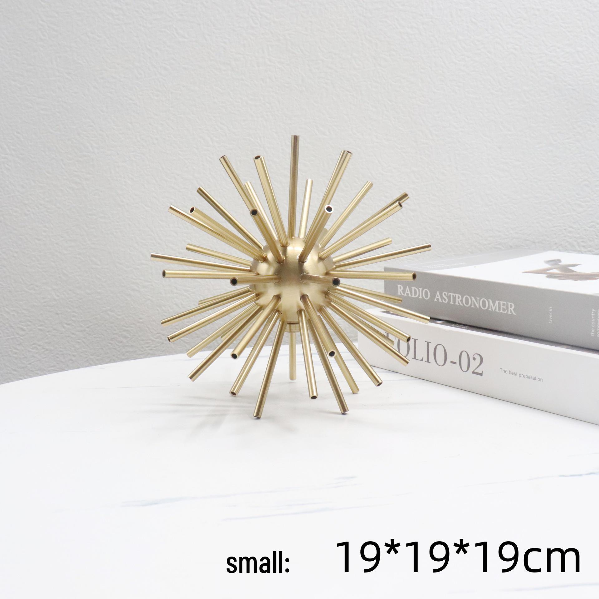 Metal Dandelion Sea Urchin Ornament: Modern European Decor for Model Room, Hotel, or Club
Metal Dandelion Sea Urchin Ornament: Modern European Decor for Model Room, Hotel, or Club