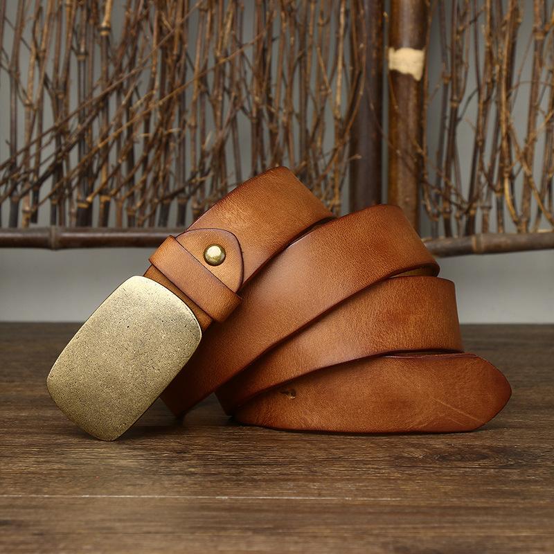 Утолщенный ремень из натуральной коровьей кожи, мужской ремень из натуральной кожи с гладкой медной пряжкой, корейская версия, пряжка, ретро, универсальный ремень 105cm
Утолщенный ремень из натуральной коровьей кожи, мужской ремень из натуральной кожи с гладкой медной пряжкой, корейская версия, пряжка, ретро, универсальный ремень 105cm