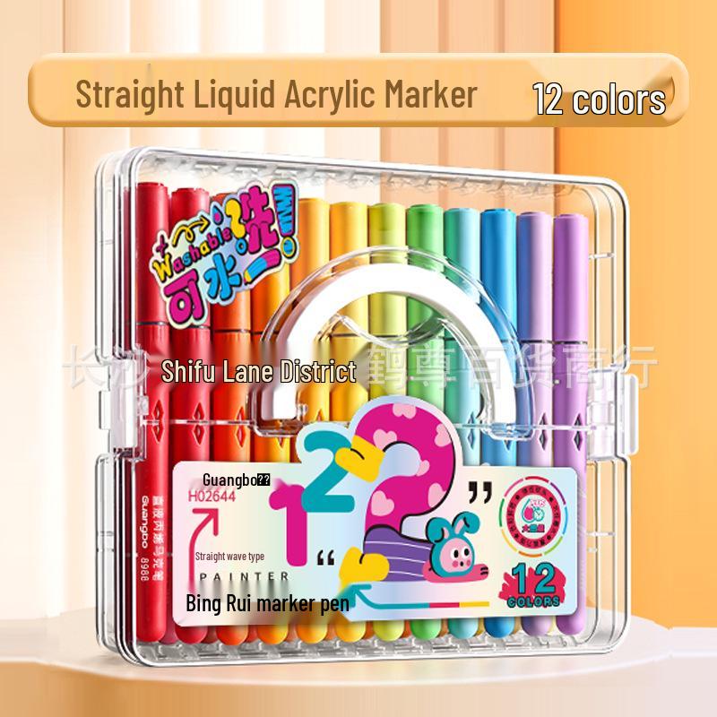 Large-Capacity Liquid Ink Acrylic Marker Pens for Kids Painting & Doodling
Large-Capacity Liquid Ink Acrylic Marker Pens for Kids Painting & Doodling