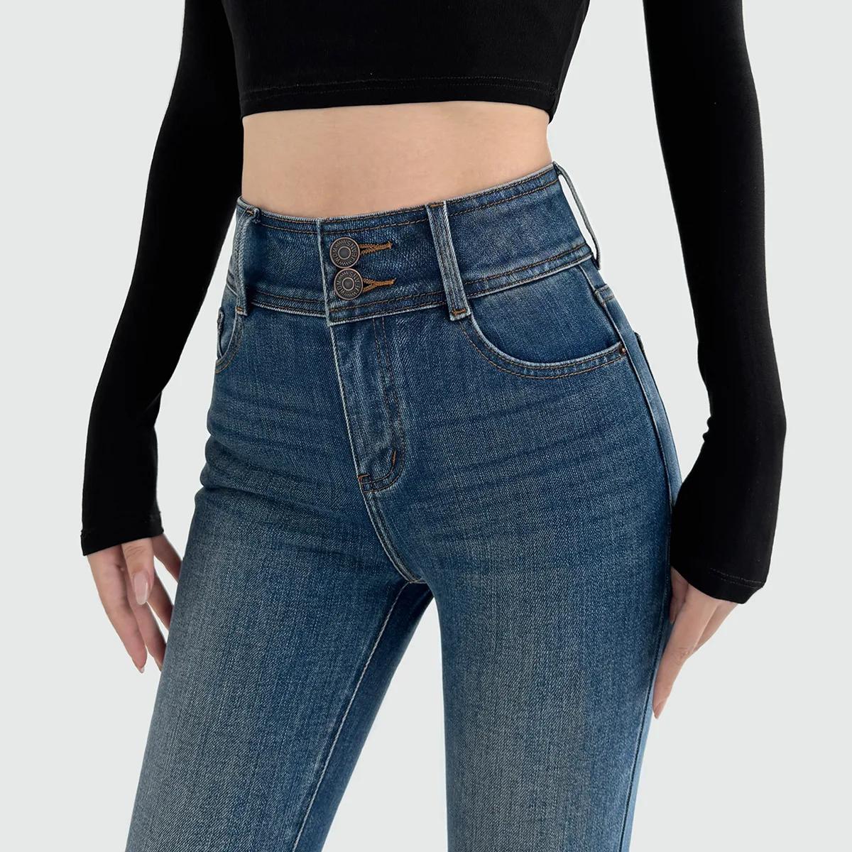 High Waist Slim Fit Pencil Jeans Women s Denim Tight Leggings Nine Points Autumn Winter New Style Slimming Elegant Princess S... M синий
High Waist Slim Fit Pencil Jeans Women s Denim Tight Leggings Nine Points Autumn Winter New Style Slimming Elegant Princess S... M синий