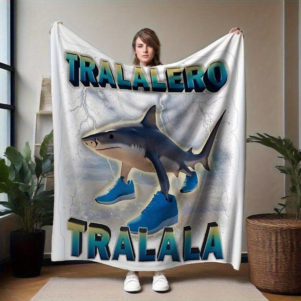 Personalized Shark Tralalero Blanket Name Funny Art Soft Fleece Throw Gift Home Decor Humor Theme 75x100cm
Personalized Shark Tralalero Blanket Name Funny Art Soft Fleece Throw Gift Home Decor Humor Theme 75x100cm