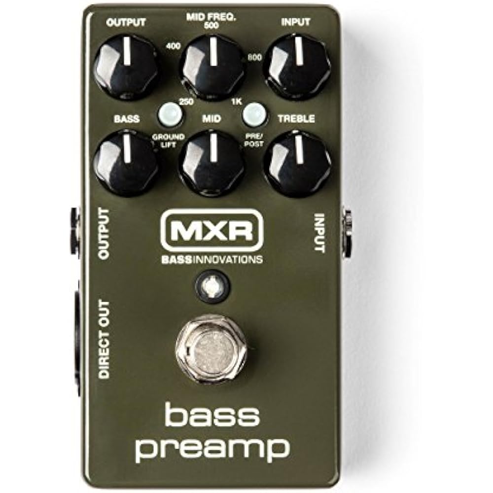 MXR M81 BASS PREAMP
MXR M81 BASS PREAMP