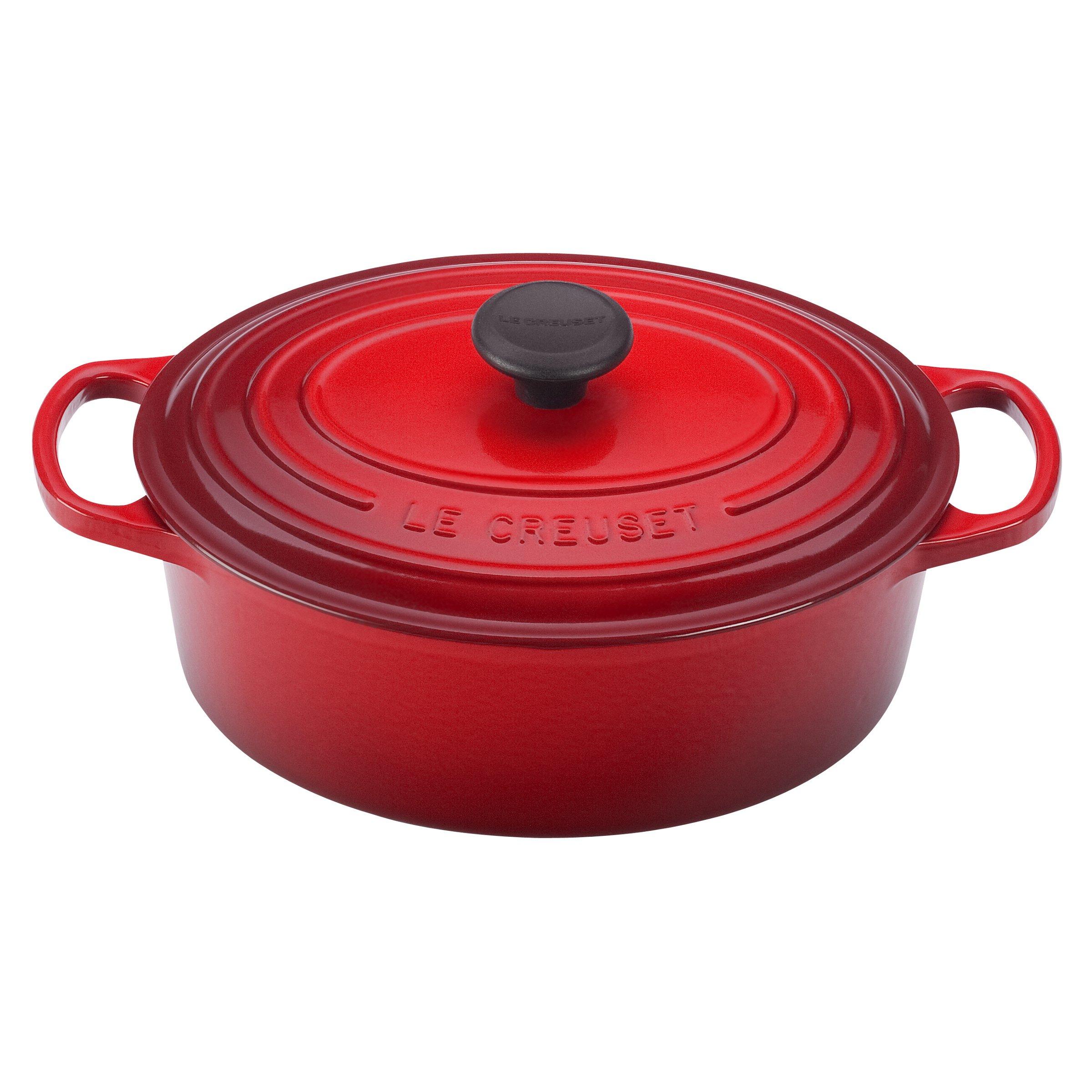 Le Creuset Signature Cocotte Oval 25cm Cherry Red Gas IH Oven Compatible
Le Creuset Signature Cocotte Oval 25cm Cherry Red Gas IH Oven Compatible
