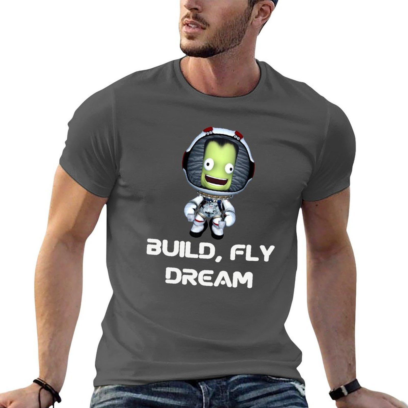 build fly dream crash Kerbal space program TShirt man t shirts for men men t shirt cotton 100 TShirt 4XL
build fly dream crash Kerbal space program TShirt man t shirts for men men t shirt cotton 100 TShirt 4XL