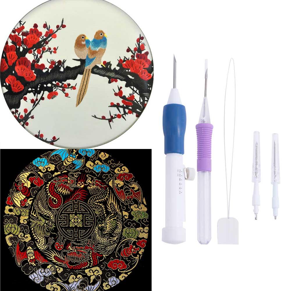 Sewing Tools Embroidery Pen Set Stitching Tool Set Embroidery Punch Needle Kit Embroidery Needle синій
Sewing Tools Embroidery Pen Set Stitching Tool Set Embroidery Punch Needle Kit Embroidery Needle синій