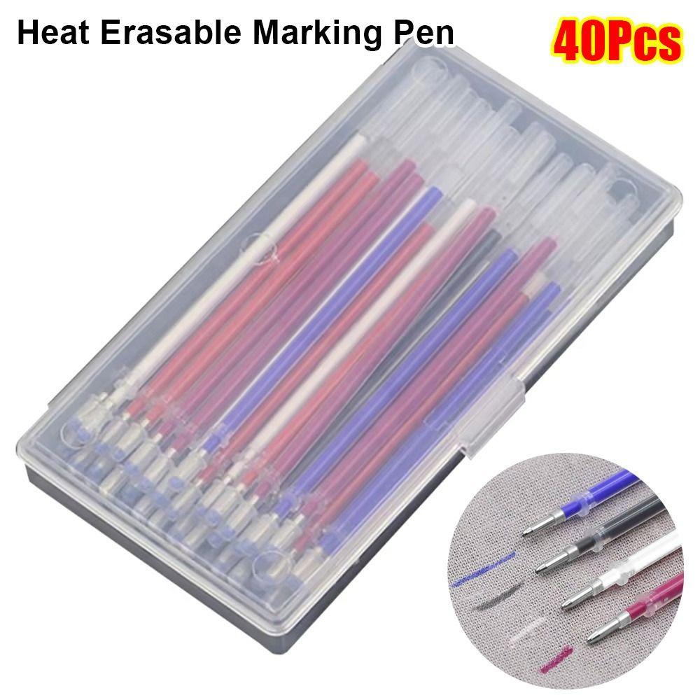 40Pcs Fabric Sewing High Temperature Disappearance Refill Marker Pen Leather Garment Dash Cutting 40Pcs Beige
40Pcs Fabric Sewing High Temperature Disappearance Refill Marker Pen Leather Garment Dash Cutting 40Pcs Beige